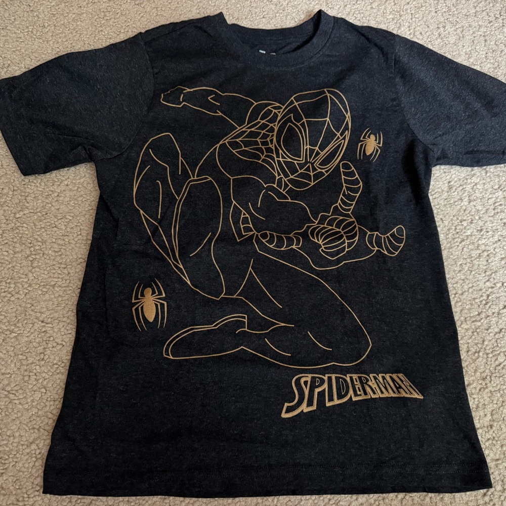 Marvel Spider-Man Charcoal Kids T-Shirt